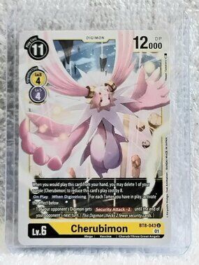 5/$20 Mint Cherubimon Digimon Card BT8-043 U by Bandai!!